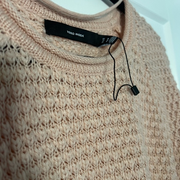 Sweater Vero Moda - Rose Dusty - Soft pullover crew scoop neck pink - Size M - Picture 2 of 4